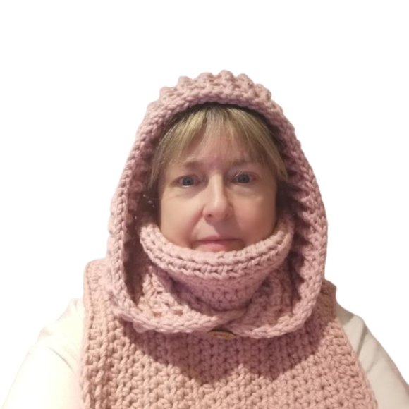 Matrixx Hood, Crochet Matrixx Cowl, TikTok Viral Matrixx Cowl, Hooded Cowl - Picture 4 of 15